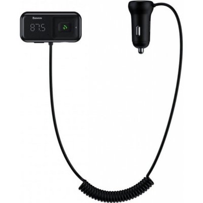 AUX/FM-трансмиттер BASEUS Car Charger + Wireless MP3 T Typed S-16 28 фото